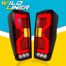 Black LED Tail Lights Rear Lamp Smoked Fit For Isuzu D-Max Dmax RG 2020-2024