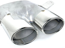 Chrome Exhaust Tips Muffler for Audi A6 C7.5 Sline 2016-2018