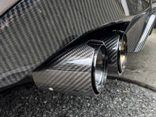 62mm Inlet Carbon Fiber Exhaust Tips Tailpipe Universal