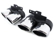 Rear Diffuser W/ Black Exhaust Tips For Audi A6 C8 S6 S-Line 2019-2023 di162