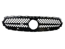 Black Diamond Style Grille Front Bumper Grille For Mercedes C W206 C206 C220 C300 2022-2024 Non-AMG only