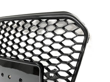 RS5 Style Badgeless Gloss Black Honeycomb Front Grille For Audi A5 S5 B8.5 2013–2016