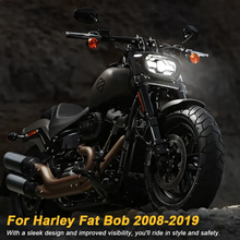65W LED Headlight Kit For 2008-2017 Harley Davidson Dyna Fat Bob With DRL