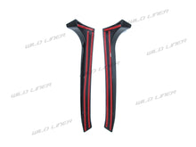 Gloss Black Rear Window Spoiler Side Canard Splitter for VW Golf 6 MK6 GTI R GTD