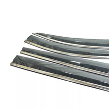 Stainless Steel Tinted Weather Shields Window Visor for Hyundai Santa Fe 19-23