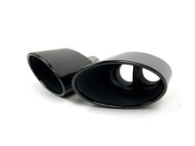 Upgrade Twin Exhaust Muffler Tips For Audi S3 S4 S5 S6 RS Look Gloss Black
