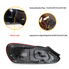 Pair SMOKE LED Rear Lights For VW Scirocco MK3 2009-2014 W/Animation &Sequential