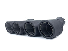 Matte Carbon M550i Dual Exhaust Tips for BMW G30 G31 5 Series M-Sport 2017+