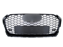 RS5 Style Honeycomb Front Grille For Audi A5 S5 B9 2017–2019