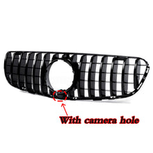 GTR Black Front Bumper Grille For Mercedes GLC W253 X253 GLC300 GLC350 2015-2019