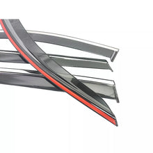Stainless Steel Tinted Weather Shields Window Visor for Hyundai Santa Fe 19-23