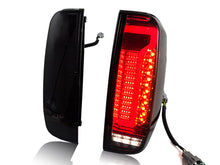 Sequential Smoked Black LED Rear Tail Light Brake Lamp For Nissan Navara D40 2005-2016