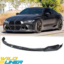 Carbon Fiber Look Front Bumper Lip for BMW M3 G80 M4 G82 2021-2023