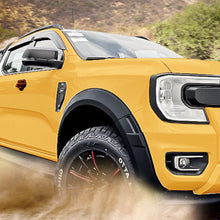 4pcs Front Fender Flares Wheel Arch w/o Sensor Cutout For Ford Ranger PY Next Gen 2022-2025 XL XLS