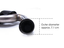 Black Exhaust Tips Sport Tailpipe (Long) for Porsche Cayenne 958.2 V6 V8 2015-2018 et105