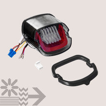 Smoked LED Tail Light for Harley Davidson F1 Blinker Sequential Turn Signal DOT
