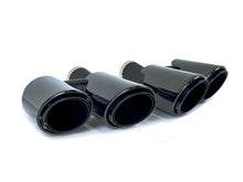 S4 Style Black Exhaust Tips Tail Pipes for 2010-2013 Porsche Panamera 970