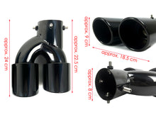 Gloss Black Exhaust Tips Tailpipe for BMW G23 M440i G20 M340i G42 M240i 2020-2025