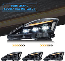 Projector LED Headlights with DRL Animation for Lexus IS250 IS350 ISF 2006–2013