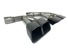 Square Black Exhaust Tips For Audi Q7 2016–2019 Diesel Models (3.0 TDI / 4.2 TDI)