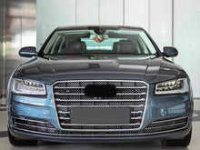 For 2015-2018 Audi A8 W12 Chrome Front Bumper Grille Mesh Grill