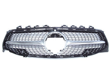 Black/Silver Diamond Front Grill for Mercedes CLA C118 2020-2023 fg94