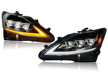 Fo Lexus IS250 IS350 2006-2013 LED Headlight Assembly DRL Signal Projector Pair