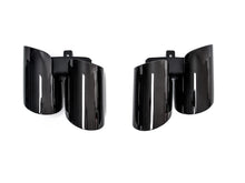 Gloss Black Exhaust Tips Tailpipe For 2017-2022 Porsche Panamera 971 et158