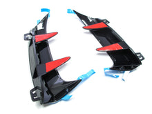 Gloss Black Rear Bumper Side Air Vents For Mercedes W177 Hatchback A35 A45 AMG 2019-2023