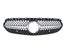 Chrome Diamond Style Front Grille For Mercedes C-Class W206 C206 C220 C300 2022+ Non-AMG