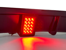 Gloss Black Rear Diffuser w/ LED Light For BMW E90 E91 M Sport 2005–2012