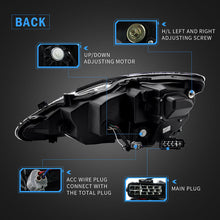 LED Headlights For 2006-2012 Lexus IS250/C IS350/C IS220d Sedan Projector DRL Lamps