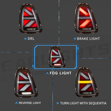 LED Smoked Tail Lights For 2007-2013 Mini Cooper R56 R57 R58 R59