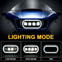 LED Headlight with DRL for Harley Davidson Road Glide FLTRX / Special FLTRXS / Ultra CVO 2015+ Models