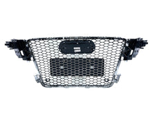 RS5 Style Chrome Honeycomb Front Grille For Audi A5 S5 B8 2008–2012