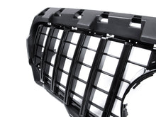 GT-R Black Front Bumper Grille for Mercedes C117 CLA200 CLA250 CLA45 2013-2016 w/o Camera fg21