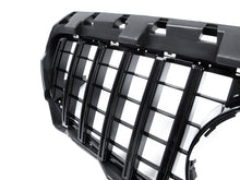GT-R Black Front Bumper Grille for Mercedes C117 CLA200 CLA250 CLA45 2013-2016 w/o Camera fg21