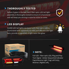 Pair Smoked LED Tail Lights Rear Lamps For 2011-2014 Volkswagen Jetta Mk6