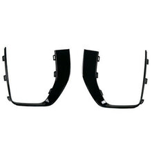 Pair Gloss Black Fog Light Vent Eyelid Cover Trim for 2016–2019 Range Rover Evoque L538 LR079375 LR079387