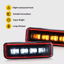 Pair Red Lens LED Rear Bumper Brake Light For Land Rover Defender 90 110 130 L663 2020-2024