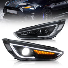 LED Headlights For 2015 2016-2018 Ford Focus Turn Signal W/Sequence Indicator