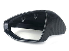 Real Carbon Fiber Mirror Caps For Audi A6 S6 RS6 A7 S7 RS7 C8 w/o Lane Assist