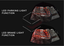 L+R Chrome Lens LED Tail Lights Rear Lamps For Holden Commodore VE S1 & S2 2006-2013 - Sedan Only