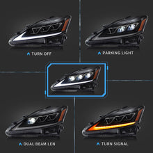 LED Headlights For 2006-2012 Lexus IS250/C IS350/C IS220d Sedan Projector DRL Lamps