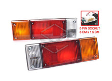 Pair LH+RH Tail Light Lamp For Nissan Navara D21 D22 D40 D23 NP300 Tray Cab