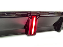 Gloss Black Rear Diffuser w/ Light + Exhaust Tips for Audi A7 C8 S-line S7 2019-2023