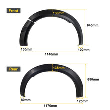 6pcs Fender Flares Wheel Arch Guard w/o Sensor Cutout For Ford Ranger Next Gen 2022-2025 XL XLT XLS