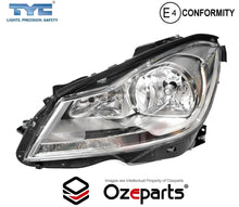 LH Left Head Light Lamp Halogen (Chrome) For Mercedes Benz C Class W204 LCI 2010-2014 Sedan / Wagon / Coupe