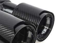 Left+Right For 2017-2023 BMW 525i 528i 530i G30 G31 Carbon Fiber Exhaust Tips Muffler Tailpipe Replacement