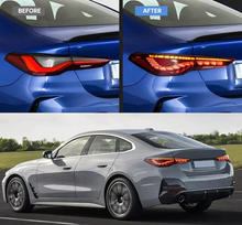 Smoked LED Tail lights Rear Lamps Assembly For BMW 4 Series G22 G23 G26 M4 G82 G83 2021-2024
